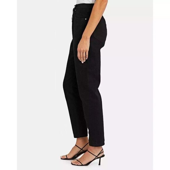 WeWoreWhat The Danielle Crystal Straight Jeans in Black 27 Womens Denim Pants - Picture 14 of 15